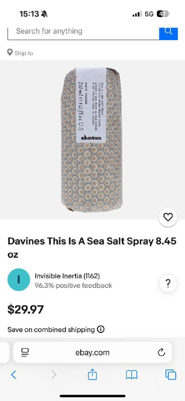 Соль Davines для волос 2