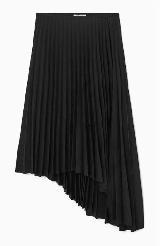 Асимметричная черная юбка Cos