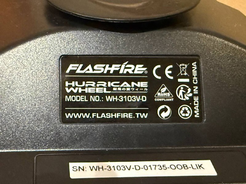 Геймерский руль FlashFire Hurricane WH-3103V-D с педалями 3