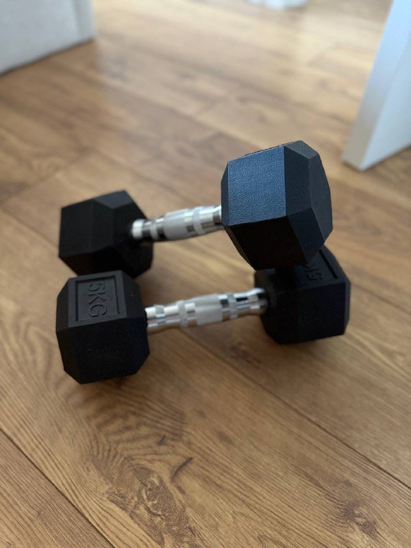 Гантели по 5 кг (10 кг)