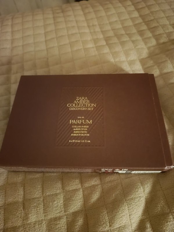 Духи Zara Amber Collection 4×30мл 2