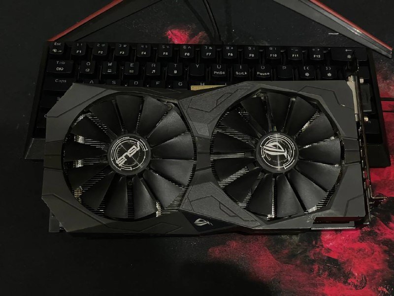 Видеокарта RX 580 8GB Asus ROG