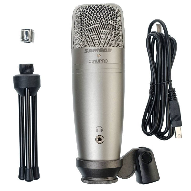 USB микрофон Samson C01U Pro, подставка, провод