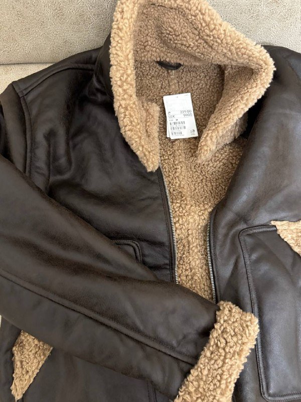 кожанная куртка размер M 2