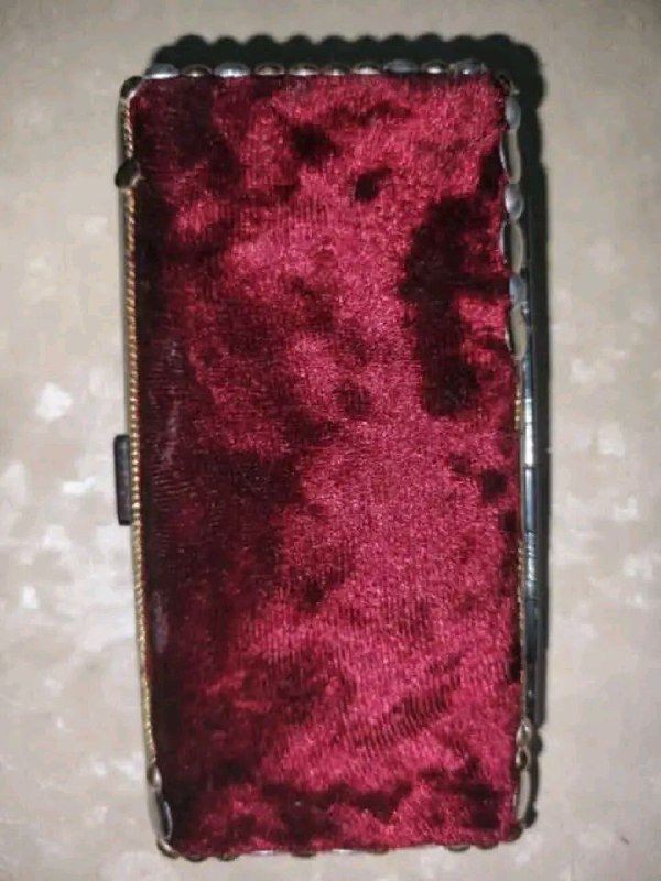 Дамский портсигар с зеркальцем ручной работы 2