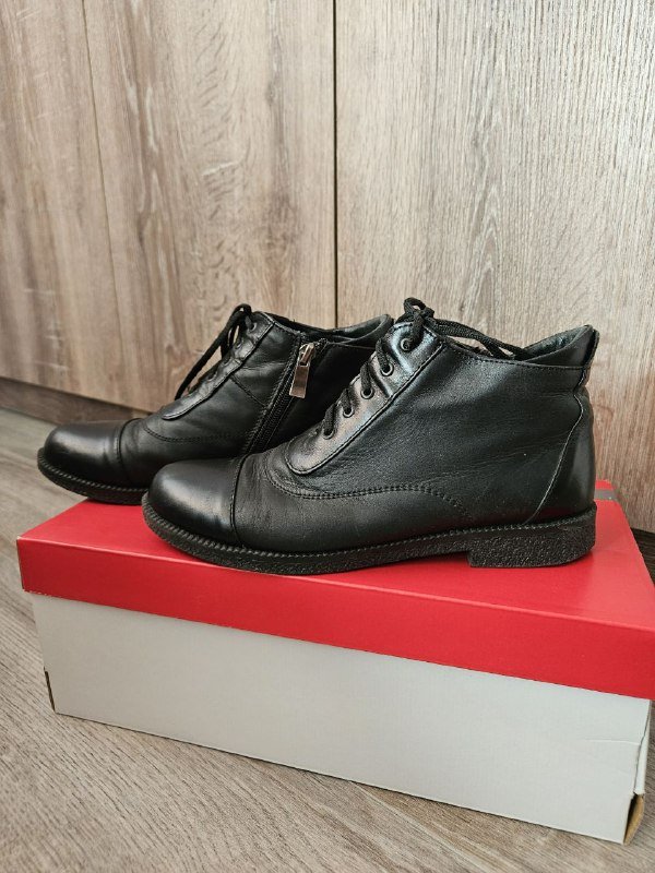 Полуботинки натуральная кожа размер 37 3