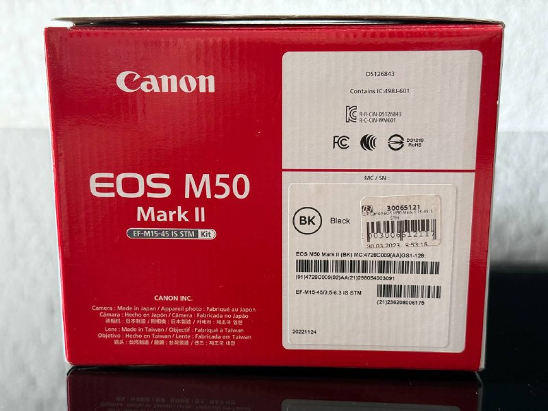 Canon EOS M50 Mark II, SD card, видеосвет, аудиорекордер и другие 7