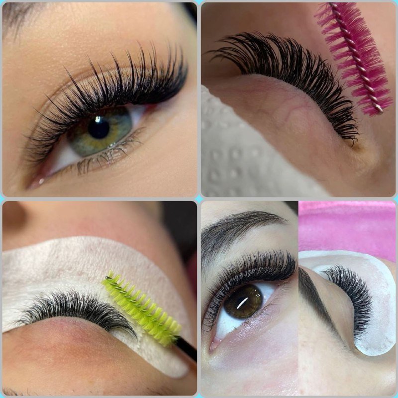 Наращивание ресниц 1Д, 2Д, 3Д, 4Д с ламинированием и оформление бровей