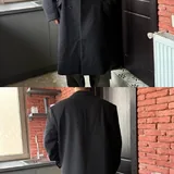 Пальто ZARA, пиджак YSL, кожаная куртка, пуховик HELLY HANSEN, свитер DIESEL, худи YZY GAP 1