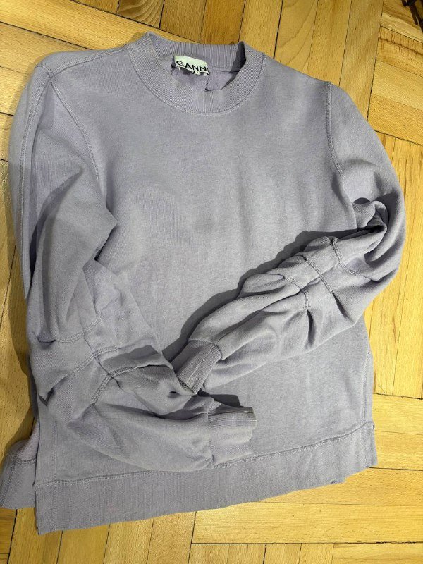 Хлопковый свитшот GANNI женский s 2