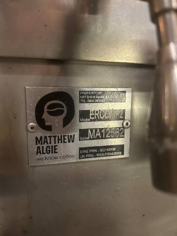 Профессиональная кофемашина Matthew Algie ERCOMP2