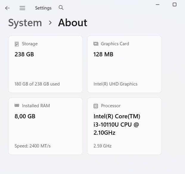 Ноутбук Huawei MateBook D15 Intel Core i3 8GB 256GB SSD 5