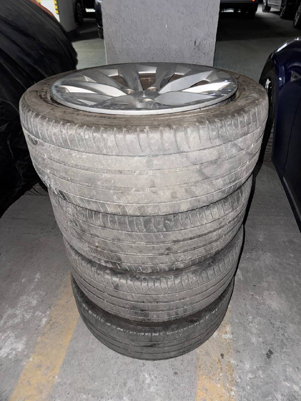 Комплект дисков с резиной для Tesla Model S/X 245/45 R19 Michelin Primacy 3
