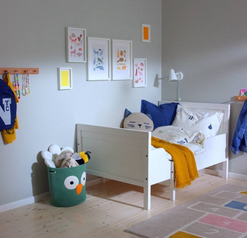 Кроватка Ikea 3-7 лет раздвижная