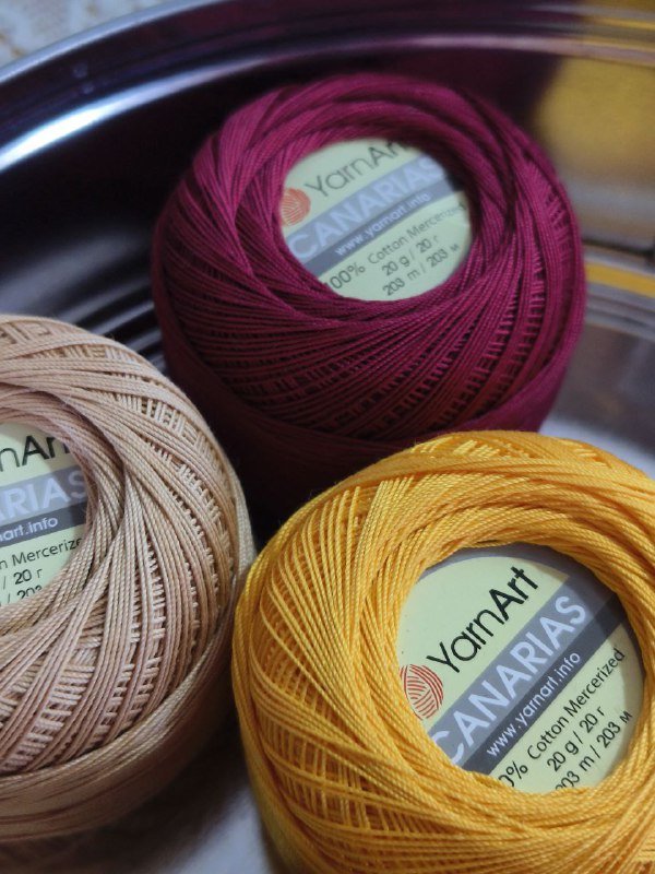 Хлопковые нитки YarnArt CANARIAS с коробкой