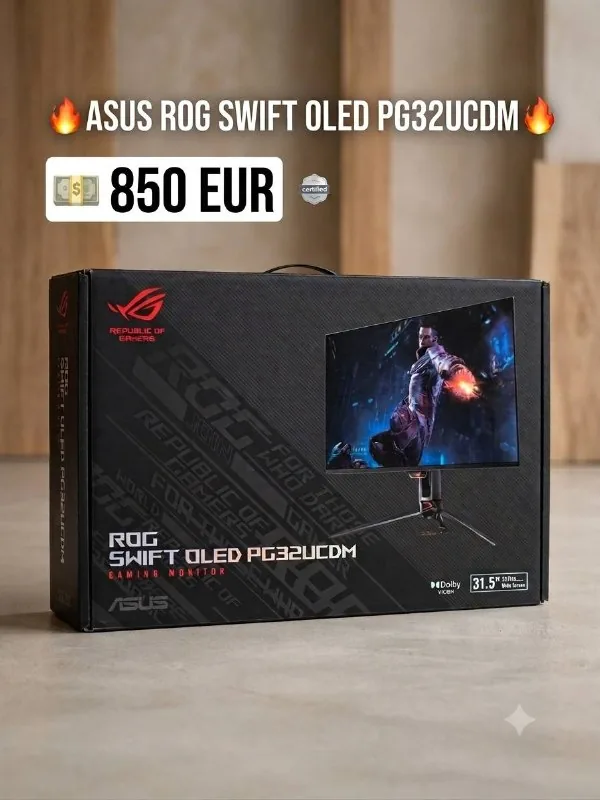 ASUS ROG Swift OLED PG32UCDM монитор 31.5 дюймов 1