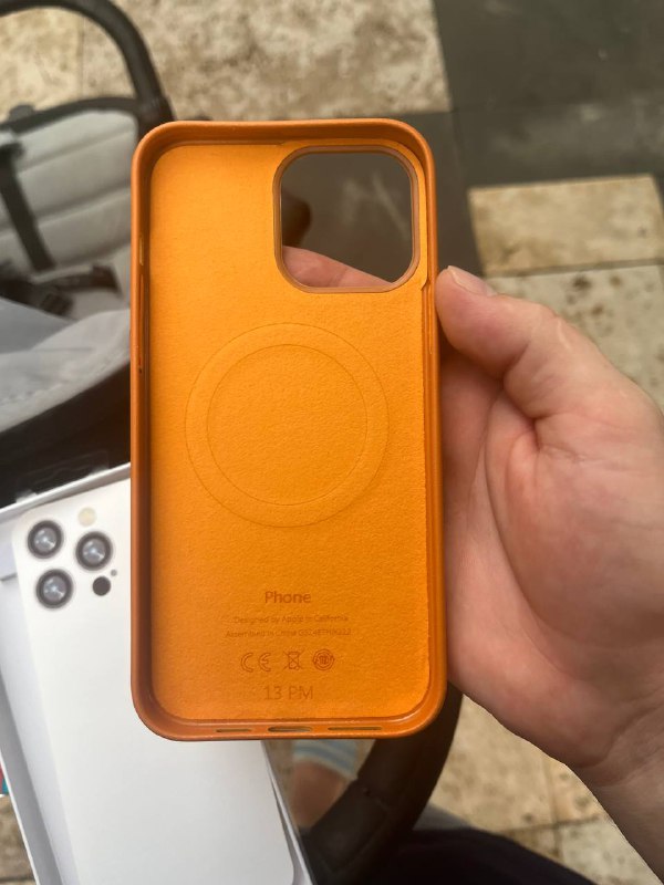 Чехол на iPhone 13 Pro Max кожа 3