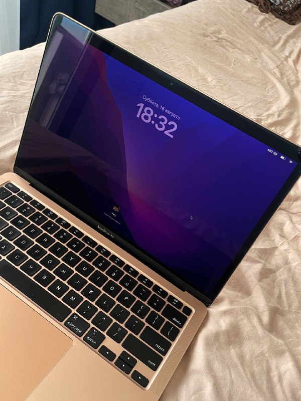 MacBook Air 13 2020 Gold розовый 2