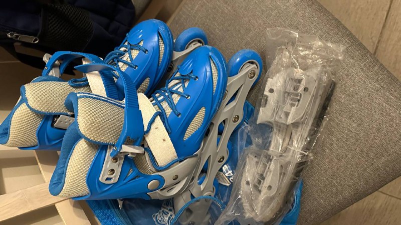 Софтбоксы, пэд, детские ролики, беговая дорожка 5