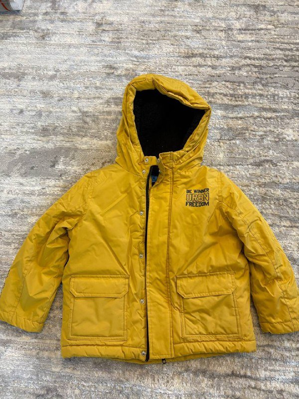 Тёплая куртка для мальчика 5 лет 110 см