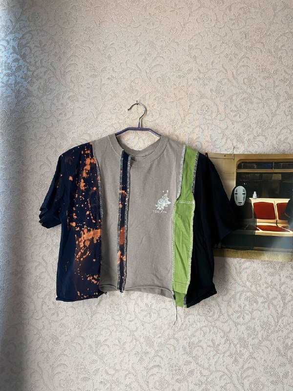 Джинсовка, кофточка, парные футболки, юбка теннисная, боди, хиппи накидка, свитер, шелковая рубашка 4