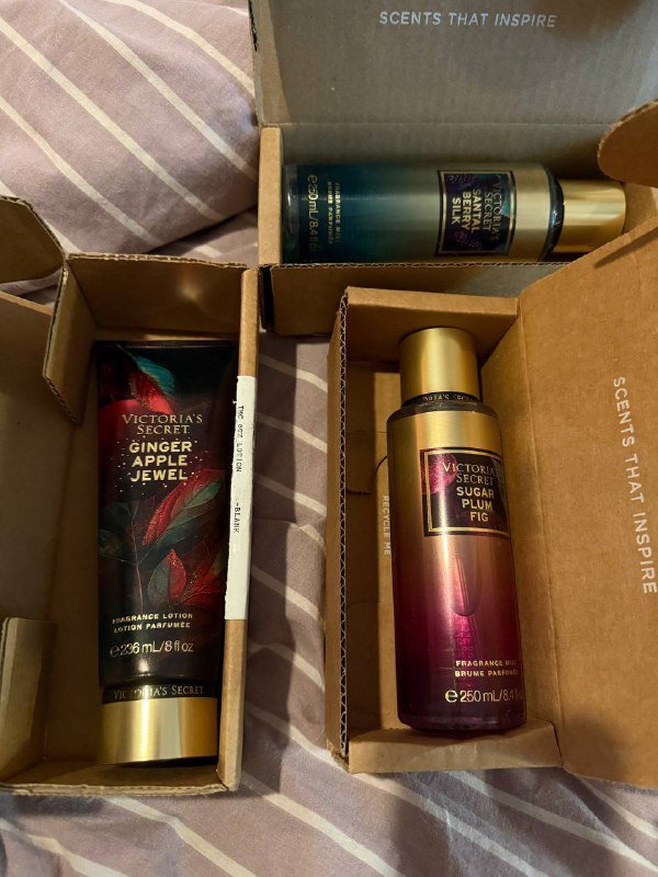 Victoria's Secret. Ginger Apple Jewel, Sugar Plum Fig, Cherry