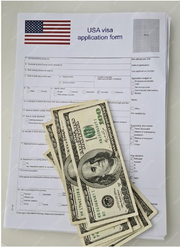 6 USA visa application forms