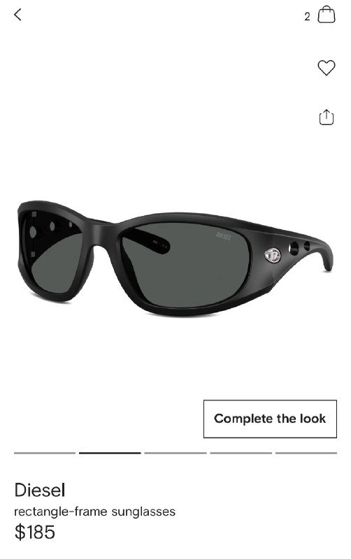 Diesel rectangle-frame sunglasses 5