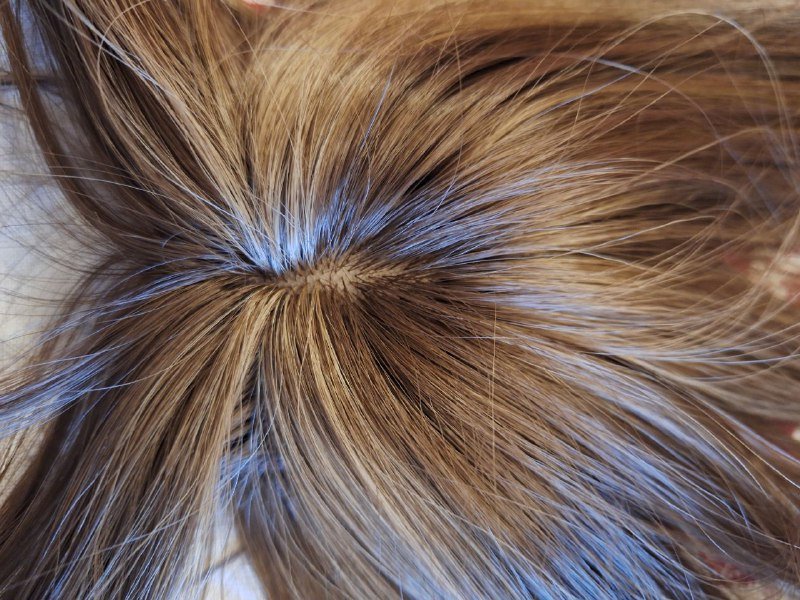 Топпер парик с чёлкой кофе с молоком 2