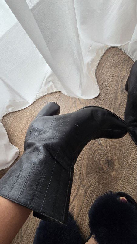 Демисезонные сапоги натуральная кожа, размер 38-39 2