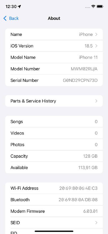 iPhone 11 128GB Black 9
