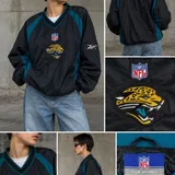 ვინტაჟური NFL Reebok Jacksonville Jaguars სპორტული ქურთუკი 1
