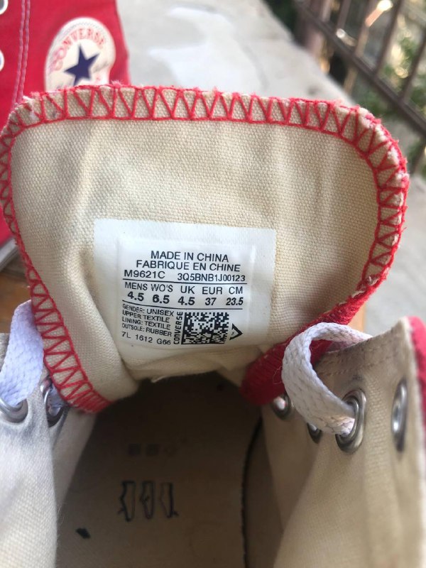 кеды Converse красные женские 37 EUR 4