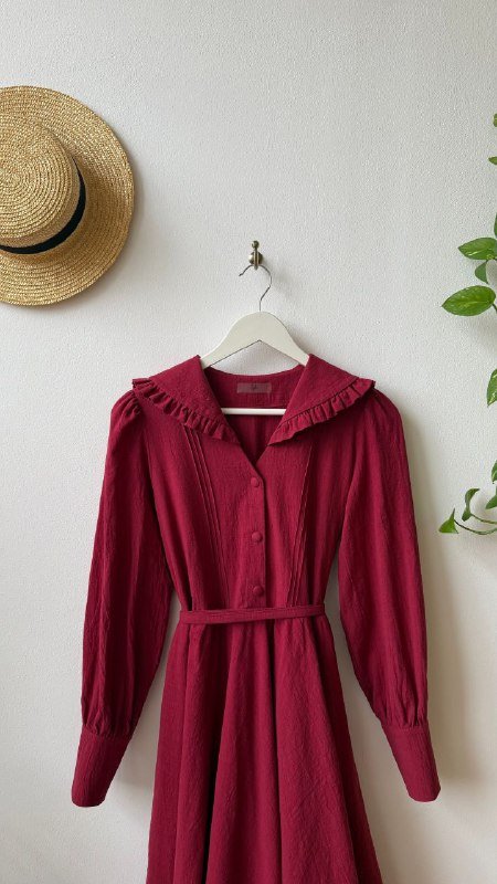 Платье Loyko винное хлопок под лён размер 42-44