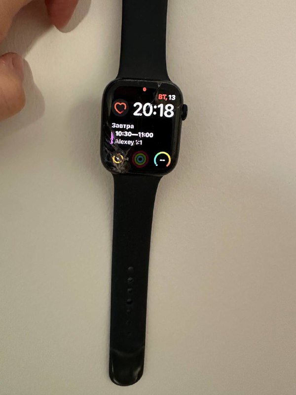 Apple Watch 5 или 7 с разбитым экраном