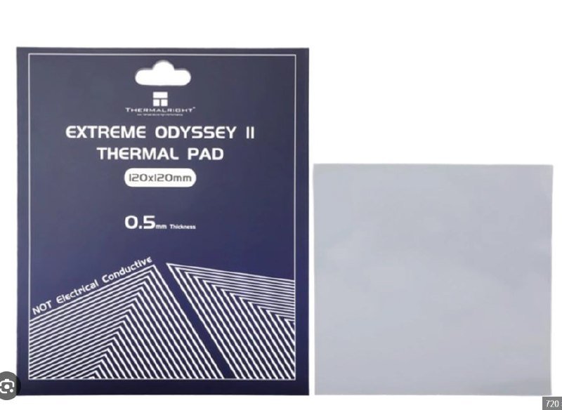 Термопаста MX-4 4 грам и термопрокладки Thermalright Extreme Odyssey II 2