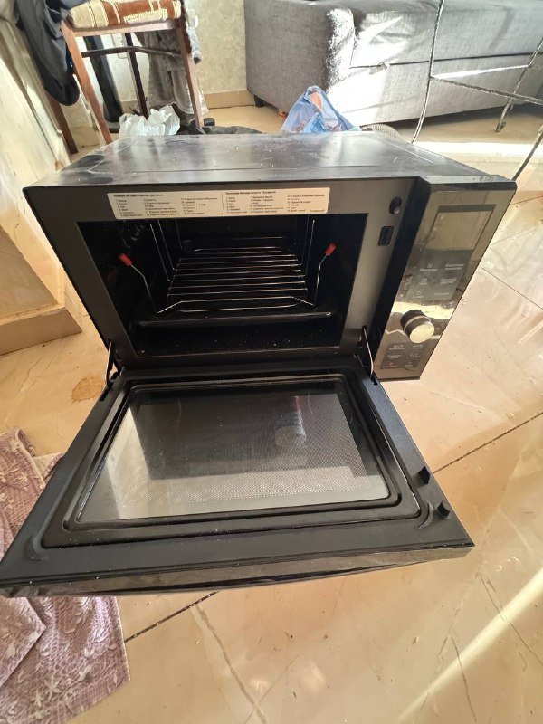 вытяжка Bosch, микроволновка и духовка Panasonic 4