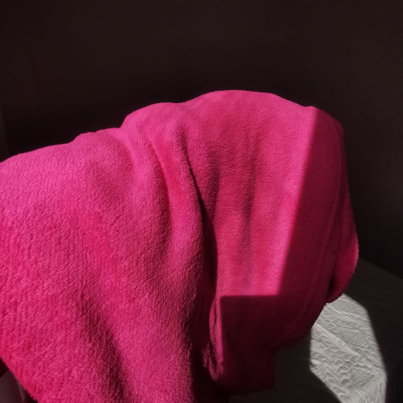 Мягкий ярко розовый плед 1.72x1.92 2