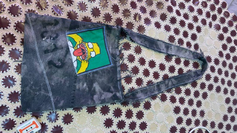 Сумка почтальонка и шоппер дизайнерская апсайкл