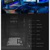 Корпус T3 1STPLAYER gaming case с 4 вентиляторами 6