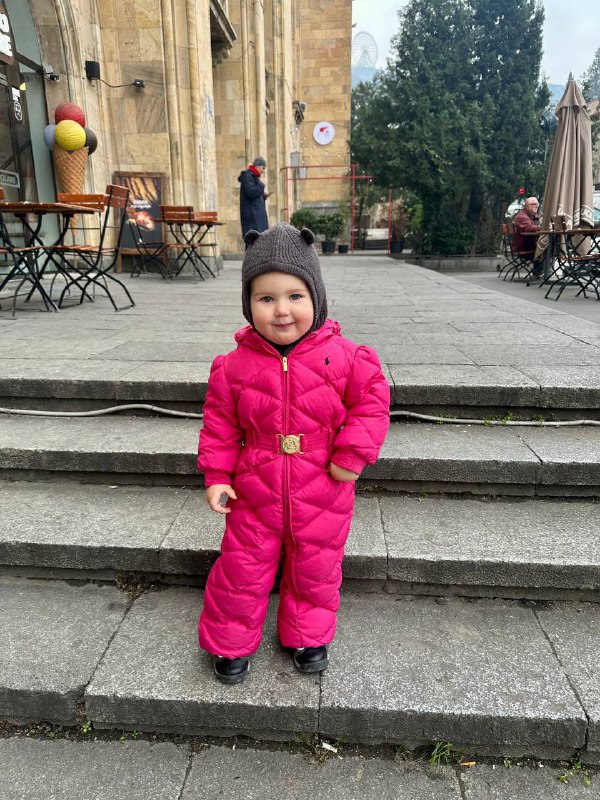 Зимний комбинезон Ralph Lauren детский 2T с шапкой 4
