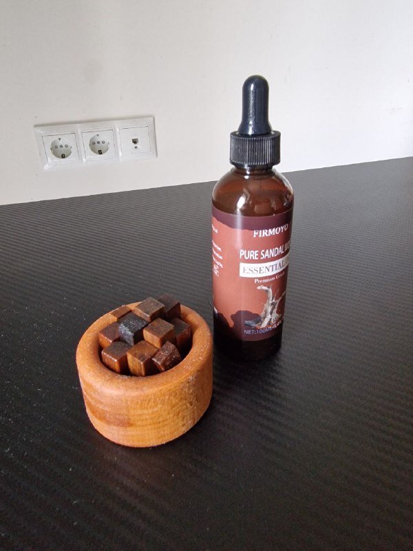 Набор для ароматерапии с сандаловым маслом и декоративными блоками