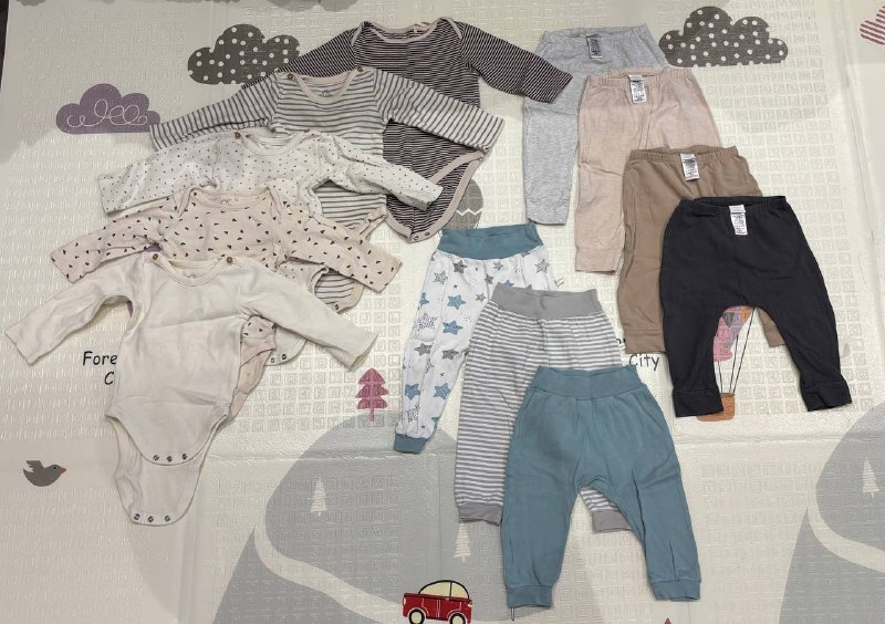 Осенние вещи на мальчика 9-12 месяцев 74-80 см 2