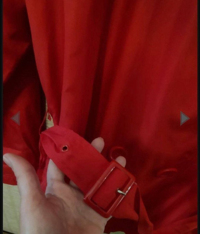 Яркий красный плащ La Redoute, размер 48/50 5