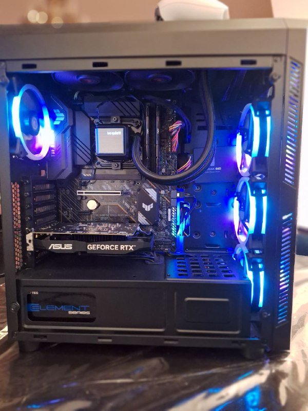 Игровой компьютер с видеокартой NVIDIA RTX 3050, 32GB RAM