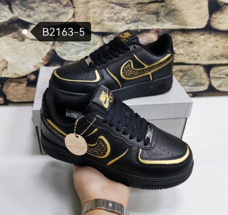 кроссовки nike air force черные мужские