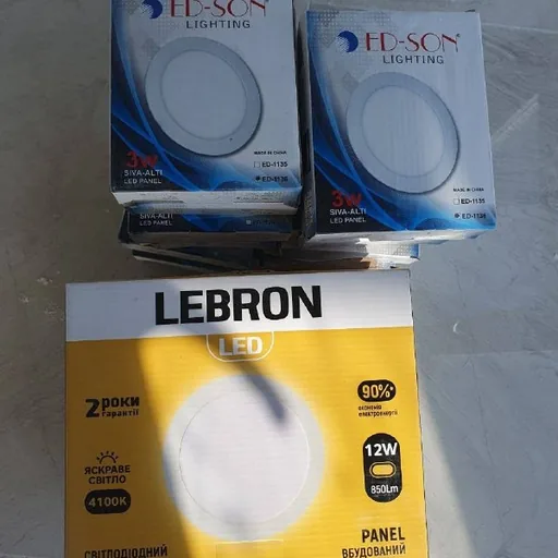LED панель, встроенный светильник