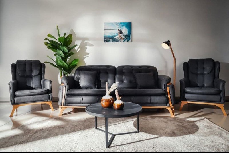 Диван раскладной и 2 кресла Алкантара 7