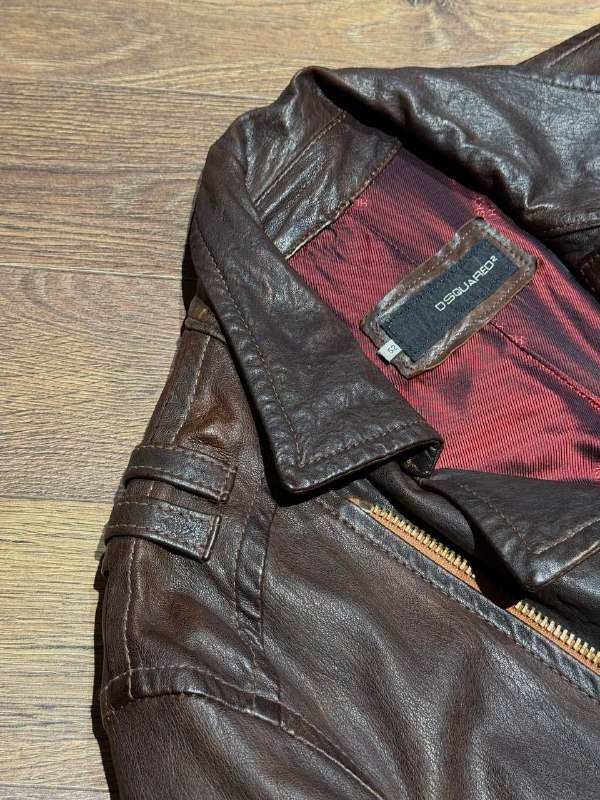кожаная куртка DSQUARED, кожаная куртка ZARA 2