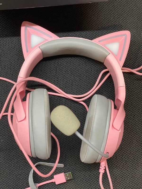Наушники Sony wh-1000xm4, Наушники Razer Kraken kitty v2 pink 6
